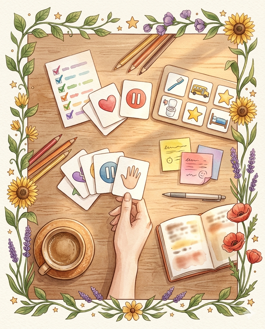 Materiais imprimíveis — ilustração